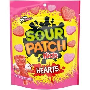 Sour Patch Kids Valentines Day Candy Hearts 10 oz Bag (Special)